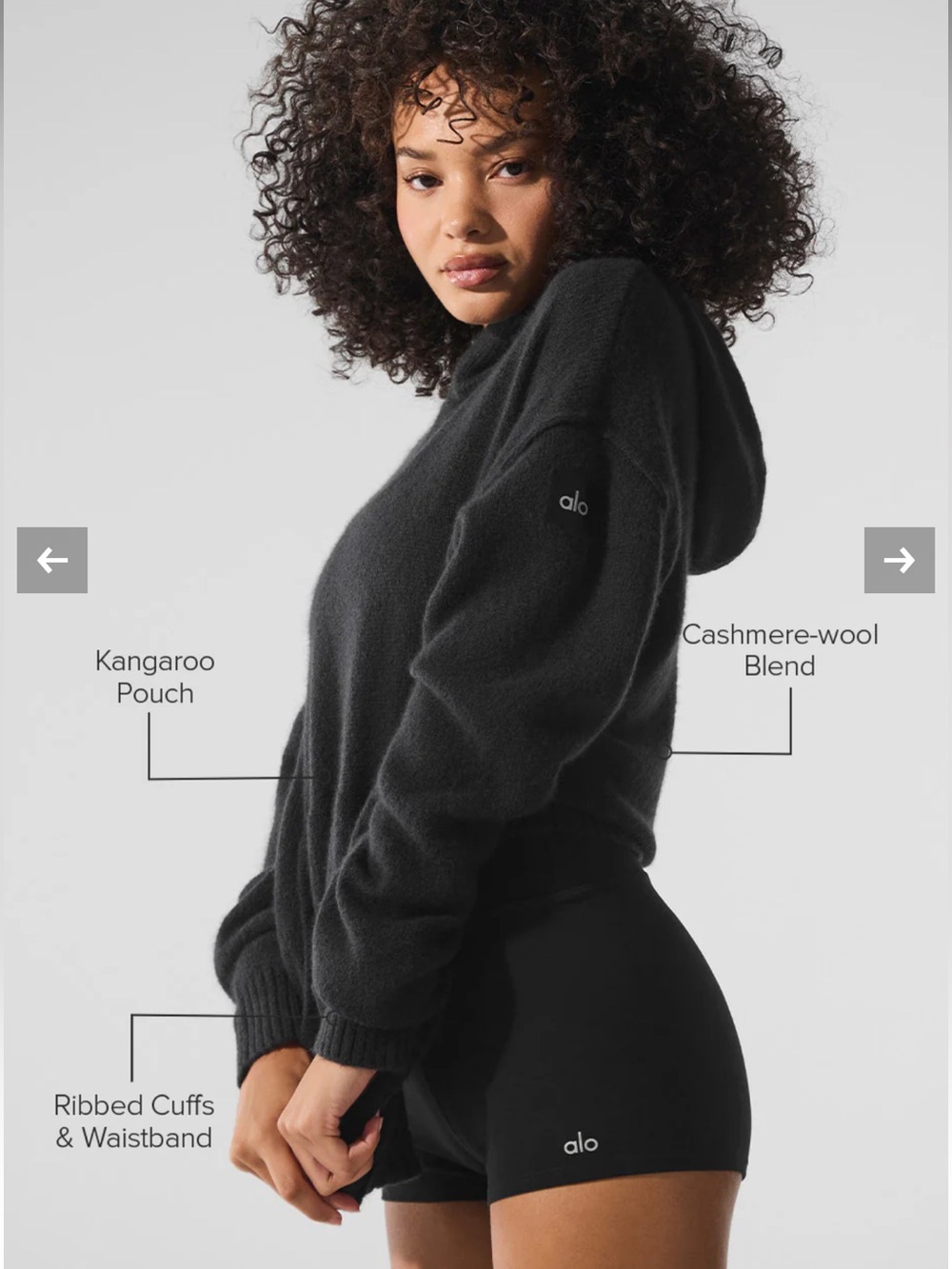 Alo Cashmere Wool New Class Hoodie